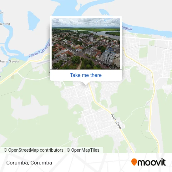 Corumbá map
