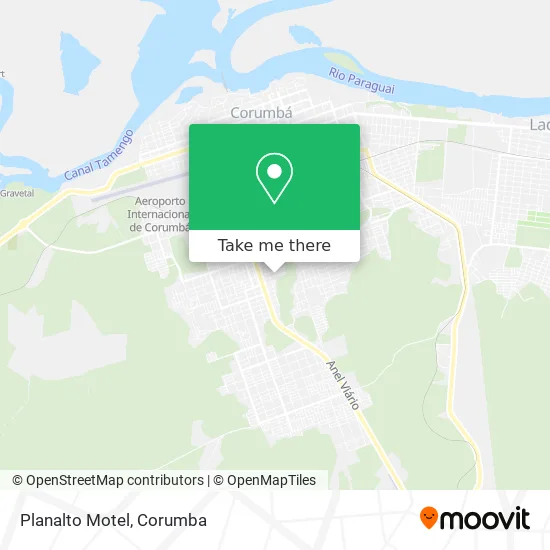 Planalto Motel map