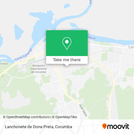 Mapa Lanchonete de Dona Preta