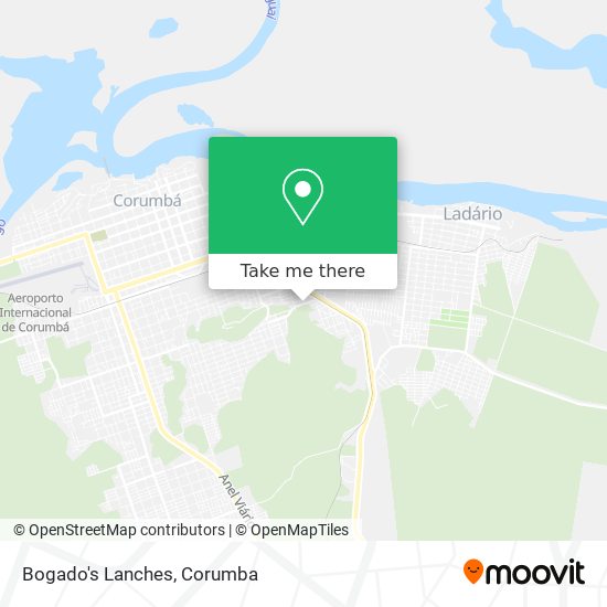 Bogado's Lanches map