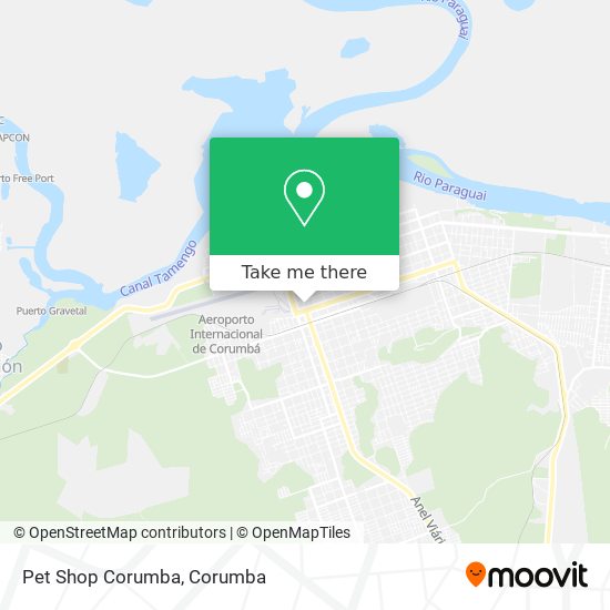 Pet Shop Corumba map