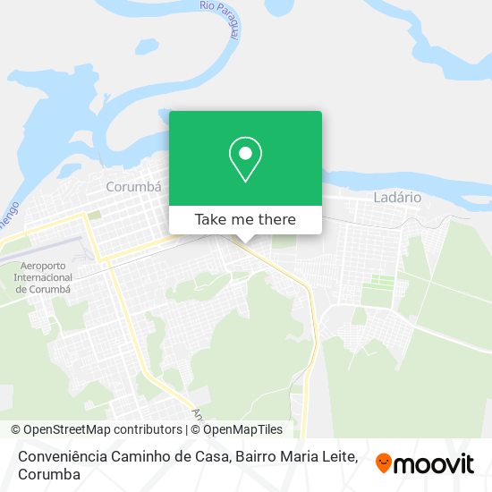 Mapa Conveniência Caminho de Casa, Bairro Maria Leite