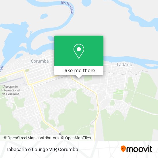 Mapa Tabacaria e Lounge VIP