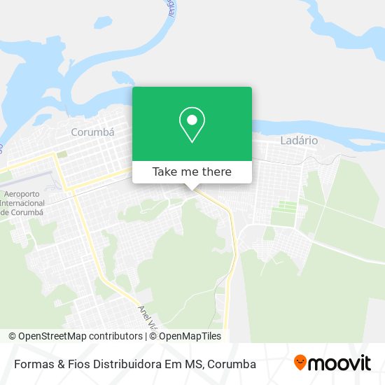 Mapa Formas & Fios Distribuidora Em MS