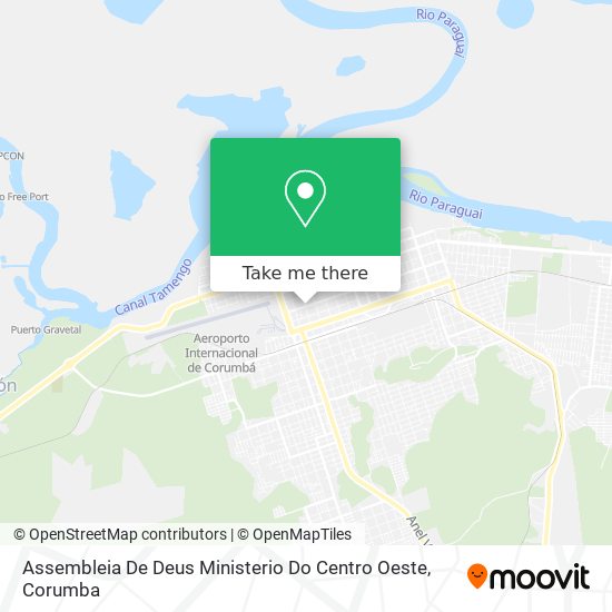 Assembleia De Deus Ministerio Do Centro Oeste map