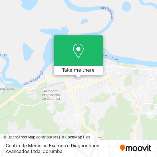 Mapa Centro de Medicina Exames e Diagnosticos Avancados Ltda