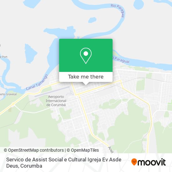 Servico de Assist Social e Cultural Igreja Ev Asde Deus map