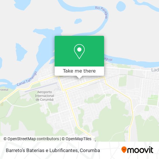 Barreto's Baterias e Lubrificantes map