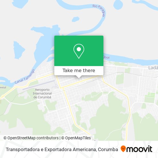 Mapa Transportadora e Exportadora Americana