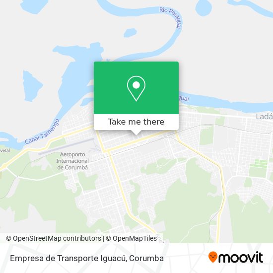 Mapa Empresa de Transporte Iguacú