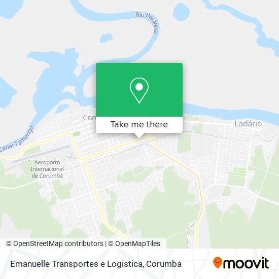 Mapa Emanuelle Transportes e Logistica