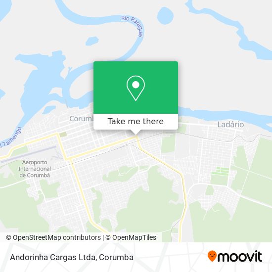 Mapa Andorinha Cargas Ltda