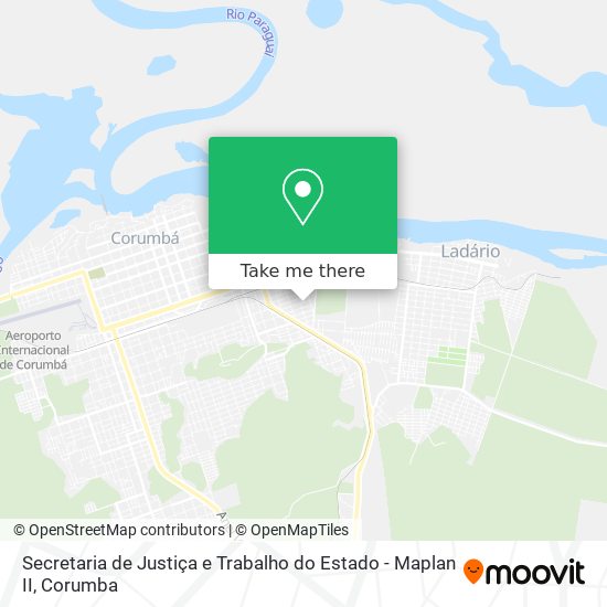 Mapa Secretaria de Justiça e Trabalho do Estado - Maplan II