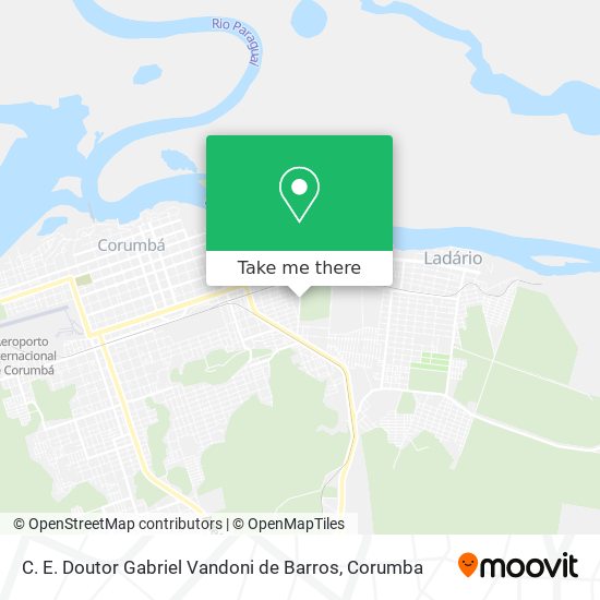 Mapa C. E. Doutor Gabriel Vandoni de Barros