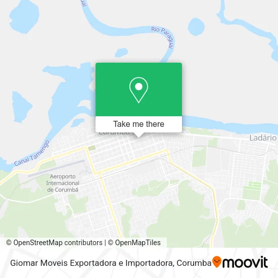 Giomar Moveis Exportadora e Importadora map