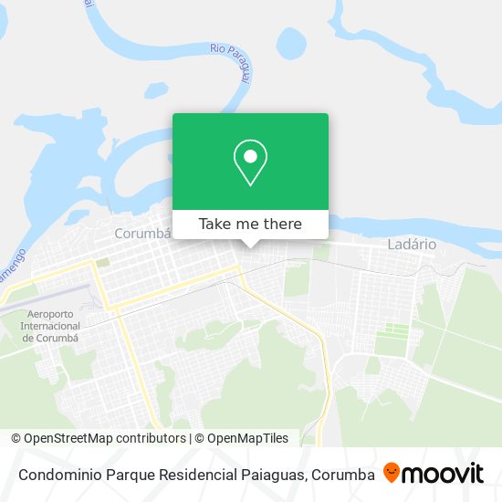Mapa Condominio Parque Residencial Paiaguas
