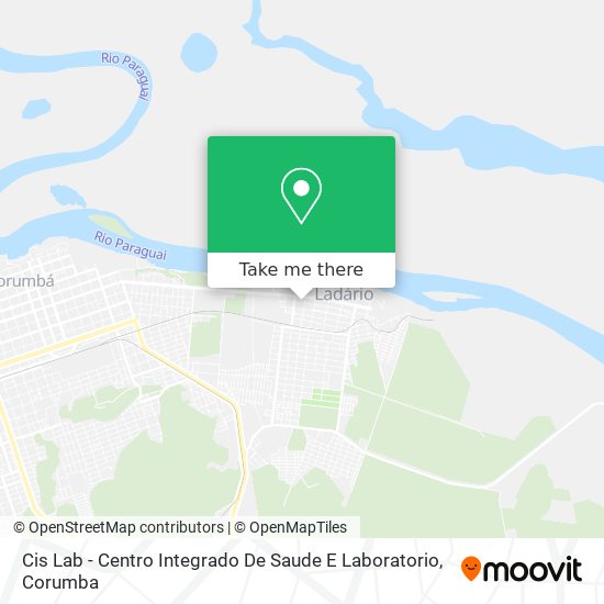 Mapa Cis Lab - Centro Integrado De Saude E Laboratorio