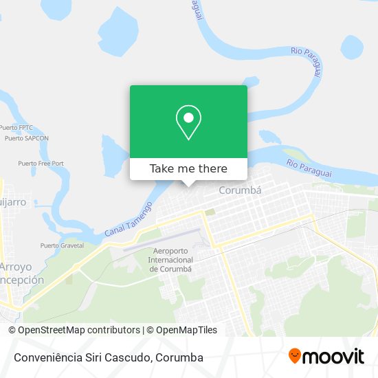 Conveniência Siri Cascudo map