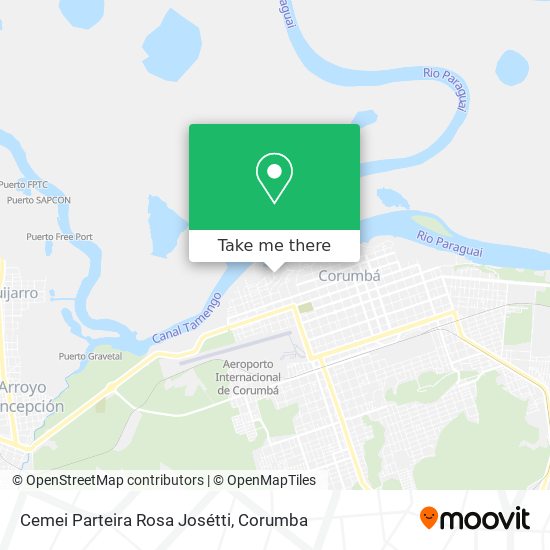 Mapa Cemei Parteira Rosa Josétti