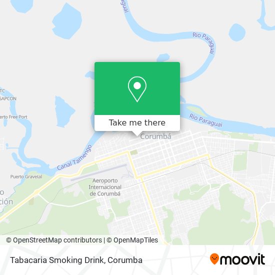 Tabacaria Smoking Drink map