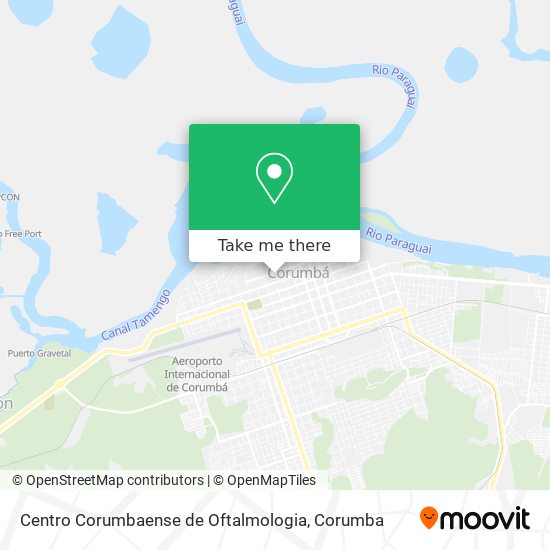 Mapa Centro Corumbaense de Oftalmologia