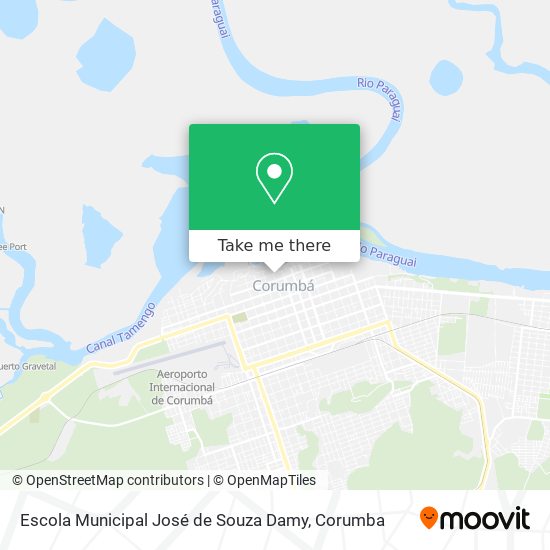 Mapa Escola Municipal José de Souza Damy