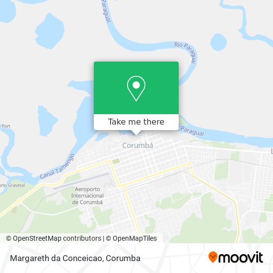 Margareth da Conceicao map