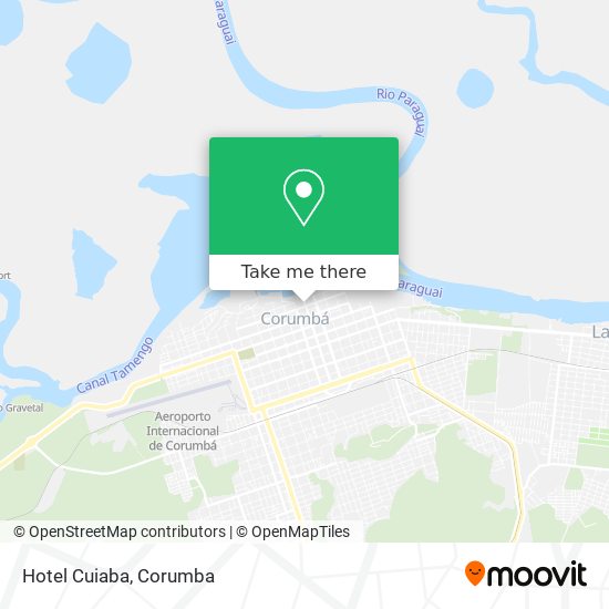 Mapa Hotel Cuiaba