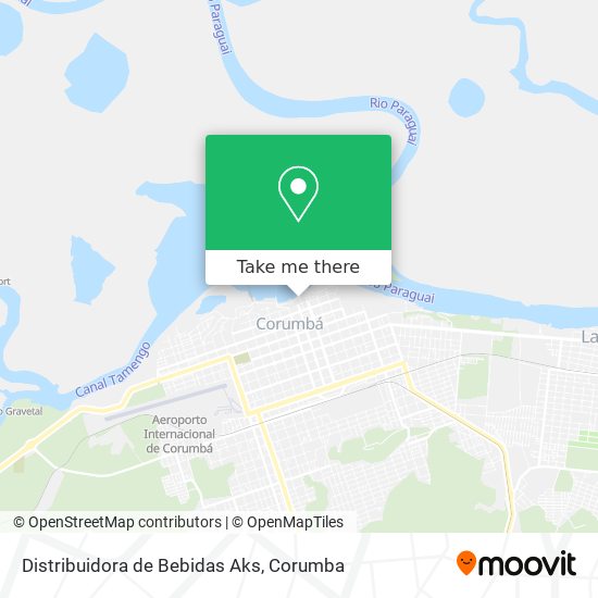 Distribuidora de Bebidas Aks map