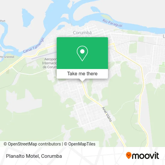 Planalto Motel map