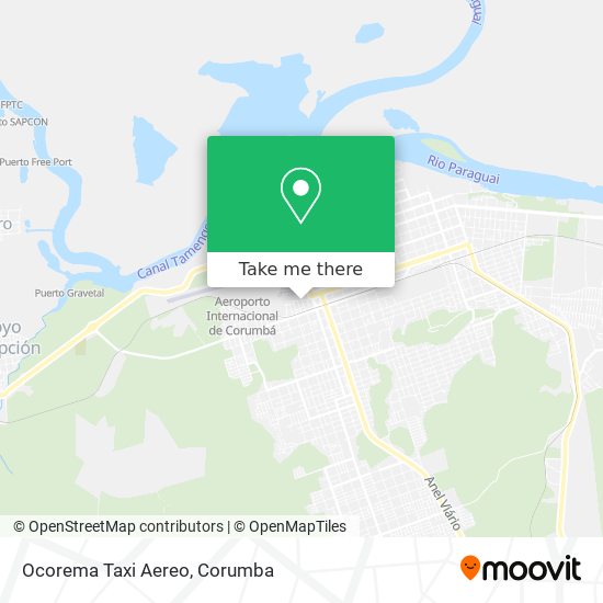 Ocorema Taxi Aereo map