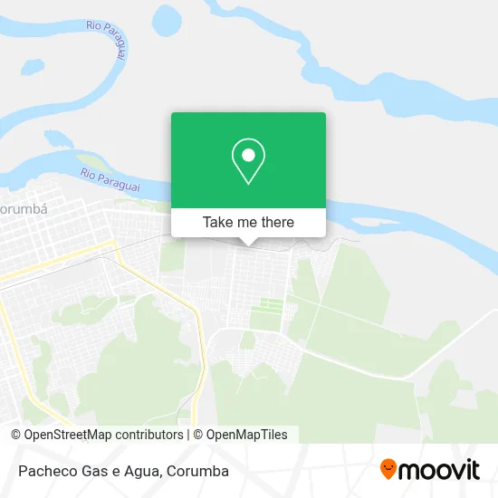 Pacheco Gas e Agua map