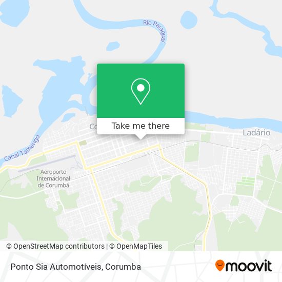 Ponto Sia Automotíveis map