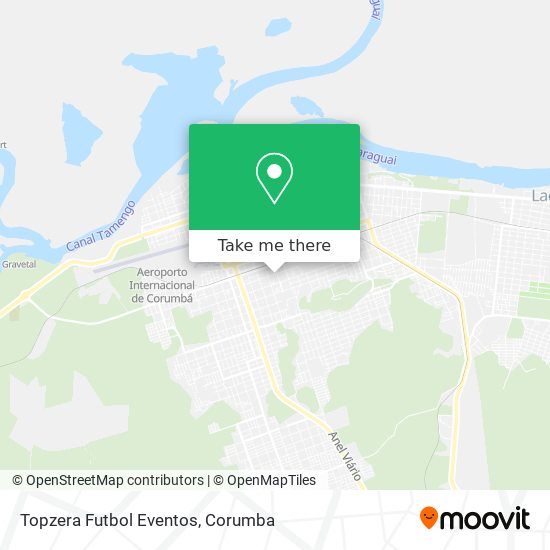 Topzera Futbol Eventos map