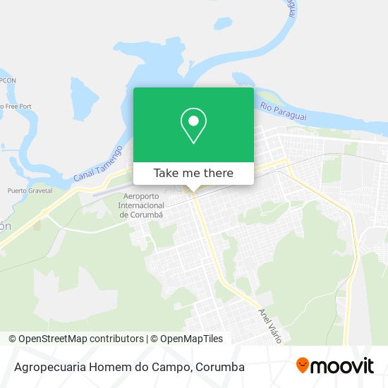 Agropecuaria Homem do Campo map