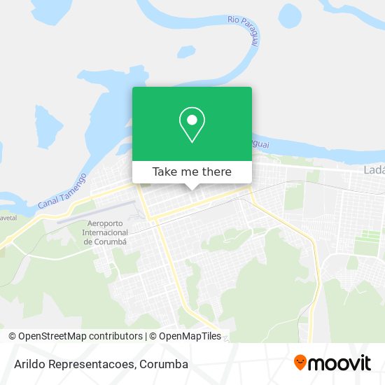 Arildo Representacoes map