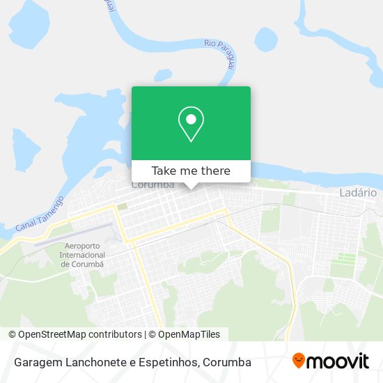 Mapa Garagem Lanchonete e Espetinhos