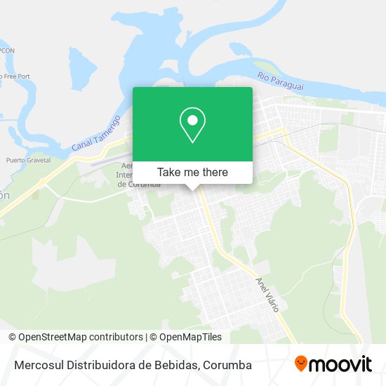 Mercosul Distribuidora de Bebidas map