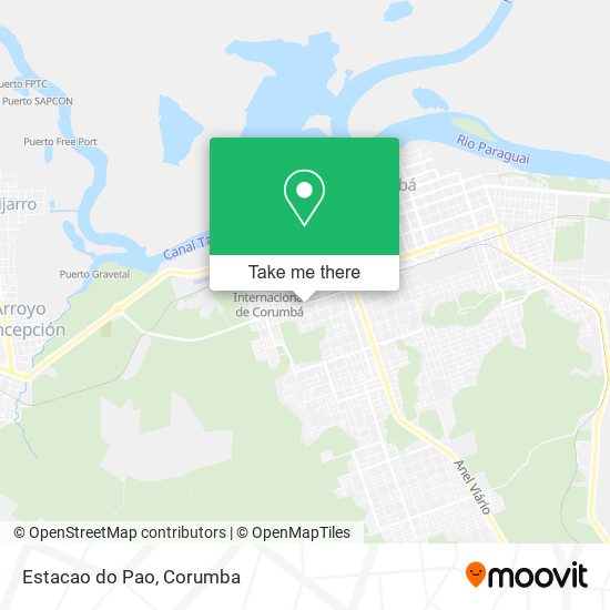 Estacao do Pao map