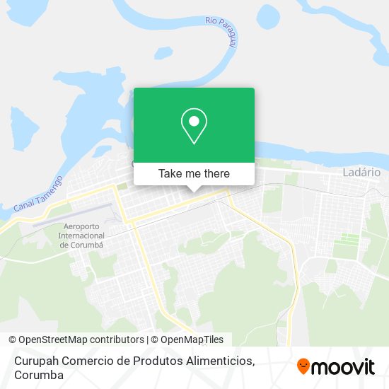 Curupah Comercio de Produtos Alimenticios map