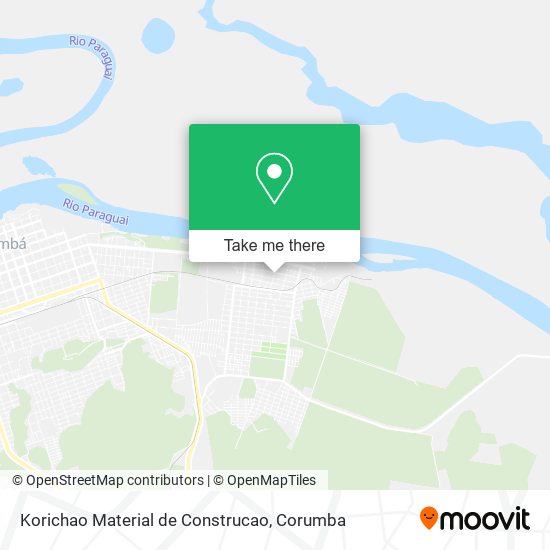 Korichao Material de Construcao map
