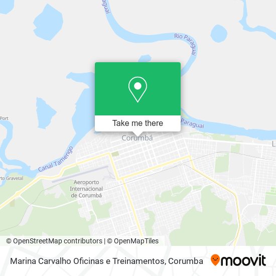 Mapa Marina Carvalho Oficinas e Treinamentos