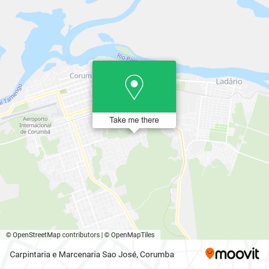 Mapa Carpintaria e Marcenaria Sao José