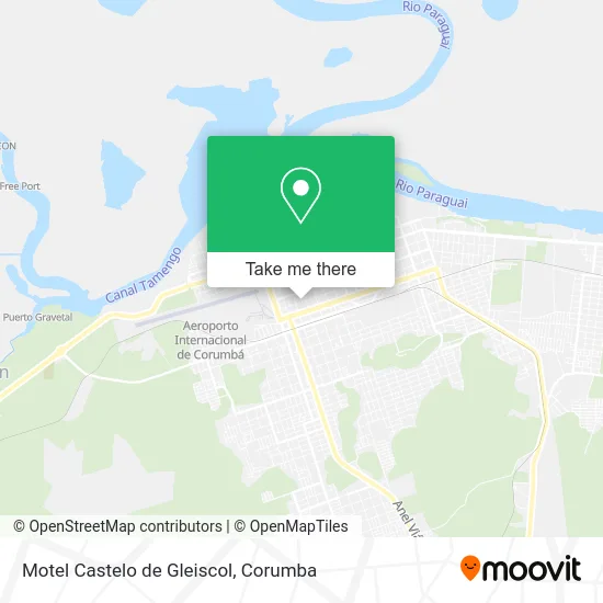 Motel Castelo de Gleiscol map