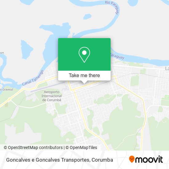 Mapa Goncalves e Goncalves Transportes