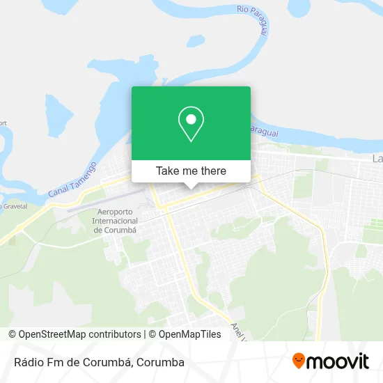 Rádio Fm de Corumbá map