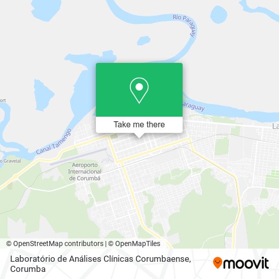 Laboratório de Análises Clínicas Corumbaense map