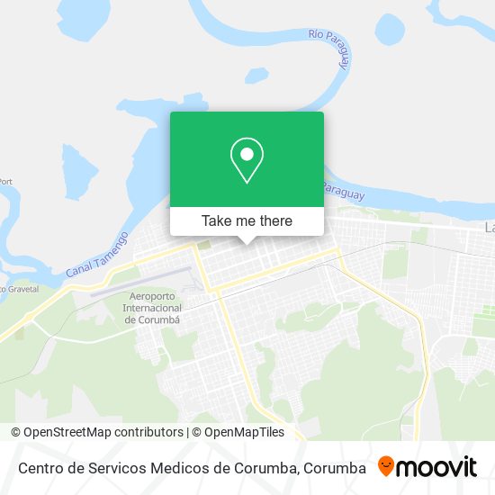 Centro de Servicos Medicos de Corumba map