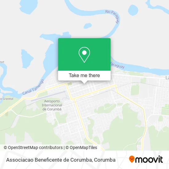 Associacao Beneficente de Corumba map