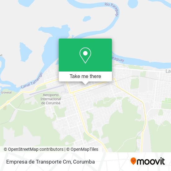 Empresa de Transporte Crn map
